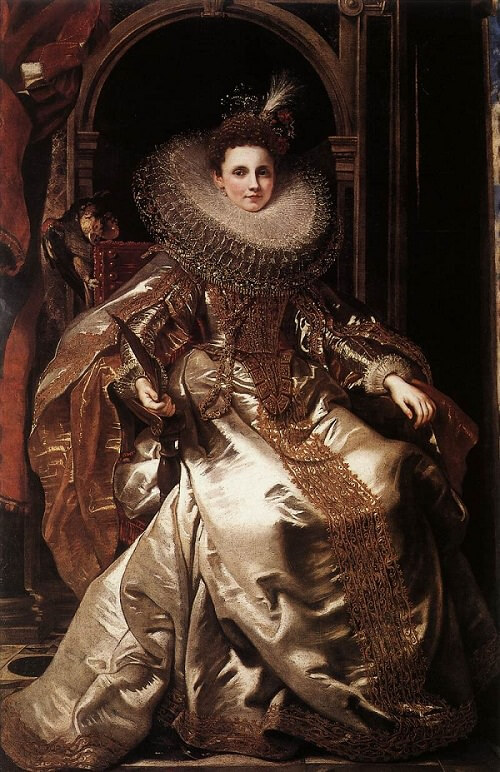 Portrait of Maria Serra Pallavicino, 1606 by Peter Paul Rubens