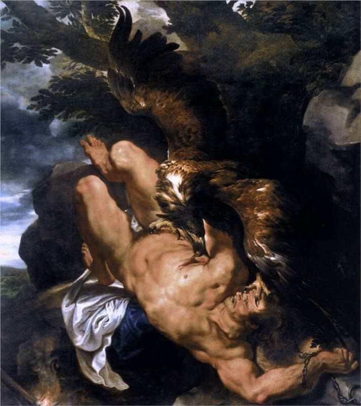 Prometheus Bound, 1611-1612 by Peter Paul Rubens