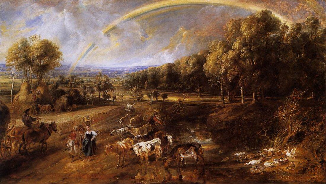 The Rainbow Landscape, 1636 by Peter Paul Rubens