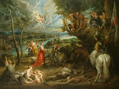 Landscape with St George and the Dragon by Peter Paul Rubens