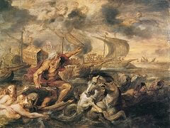 Neptune Calming the Tempest by Peter Paul Rubens