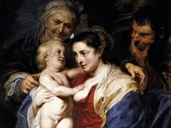The Holy Family with St Anne by Peter Paul Rubens