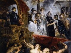 The Landing of Marie de Medicis at Marseilles by Peter Paul Rubens