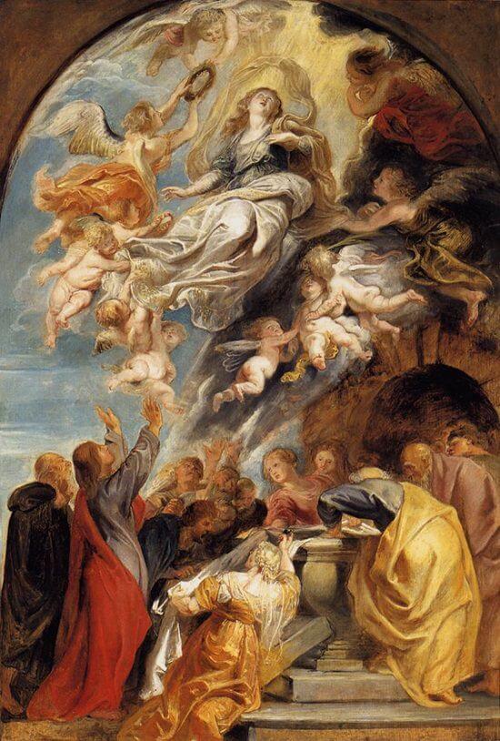The Assumption of Mary,1620-22 by Peter Paul Rubens